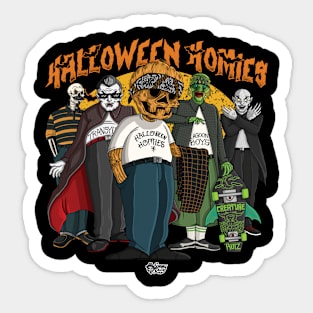 Halloween Homies Sticker